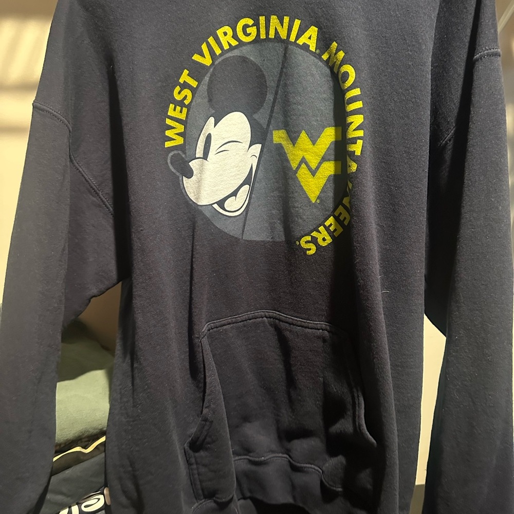 West Virginia Mountaineers Navy Blue Hoodie